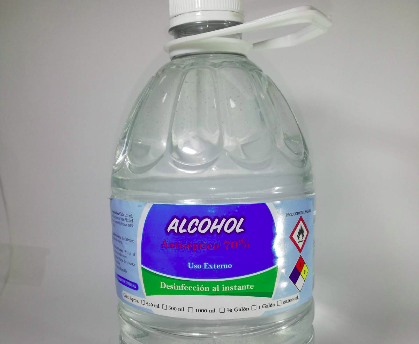 Alcohol anticeptico 70%
